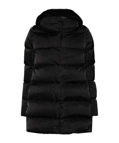 HERNO HERNO HOODED QUILTED DOWN COAT