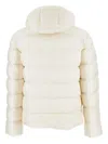 Herno Man Puffer Cream Size 40 Polyamide In White