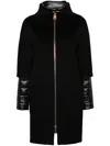 Herno Women Wool Down Jacket In Black