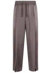 Herno Relaxed Fit Fondant Pants In Gray