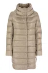Herno Dora - Long Down Jacket In Beige