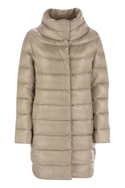 Herno Dora - Long Down Jacket In Beige