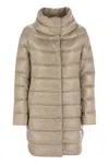 Herno Dora - Long Down Jacket In Beige