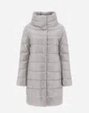 Herno Dora Ultralight Down Jacket In Grey Pearl