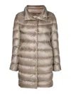 Herno Dora Puffer Jacket In Grey