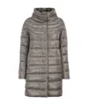 Herno Dora Ultralight Nylon Down Jacket In Gray