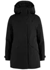 Herno Dora Quilted Shell Coat In Black