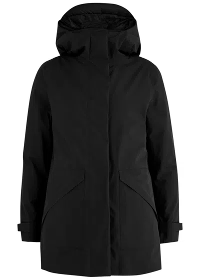 Herno Dora Quilted Shell Coat In Black