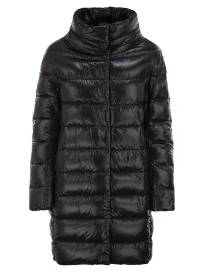 Herno Dora Ultralight Nylon Down Jacket In Black
