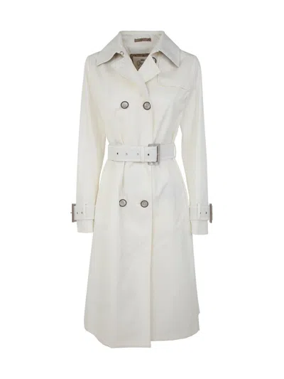 HERNO DOUBLE BREASTED BELTED COAT