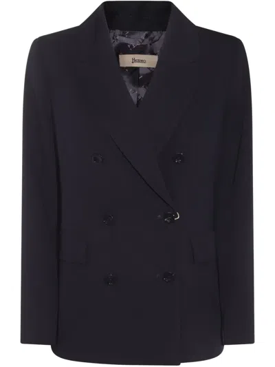 HERNO DOUBLE-BREASTED BLAZER