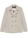 Herno Double-breasted Blazer In Green