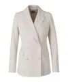 Herno Double-breasted Blazer In White