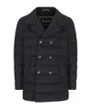 Herno Double-breasted Padded Coat In Black