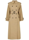 HERNO DOUBLE-BREASTED COTTON TRENCH COAT