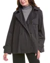 Herno Double-breasted Jacket In Black