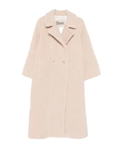 HERNO HERNO DOUBLE-BREASTED LONG COAT