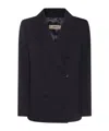 Herno Double-breasted Tailored Blazer In Black