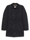 Herno Double-breasted Padded Stretch-shell Down Peacoat