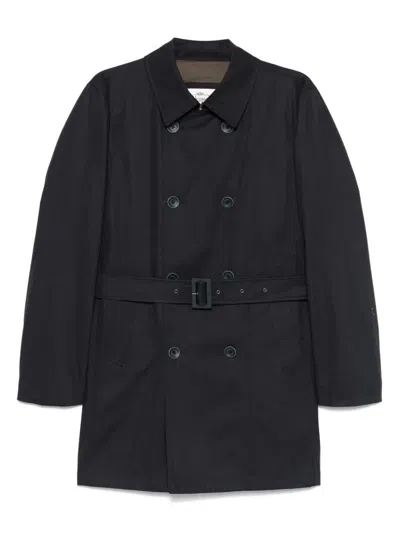 HERNO HERNO DOUBLE-BREASTED TRENCH COAT IN DEAN
