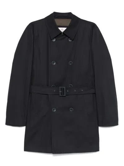 HERNO TRENCH DOPPIOPETTO IN GABARDINE DI COTONE
