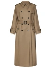 HERNO DOUBLE-BREASTED TRENCH COAT