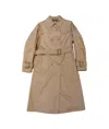 Herno Double-breasted Belted Coat In Nude