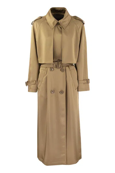 HERNO HERNO DOUBLE-BREASTED WATERPROOF TRENCH COAT