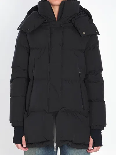 Herno Double-layer Down Jacket With Hood In Black