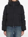 Herno Women Double-layer Down Jacket With Hood In Black
