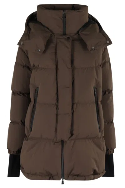 HERNO DOUBLE-LAYERED SHORT PUFFER JACKET