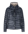 Herno Funnel Neck Reversible Puffer Jacket In Black