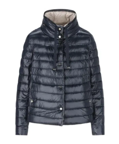 HERNO HERNO QUILTED HIGH-NECK REVERSIBLE COAT
