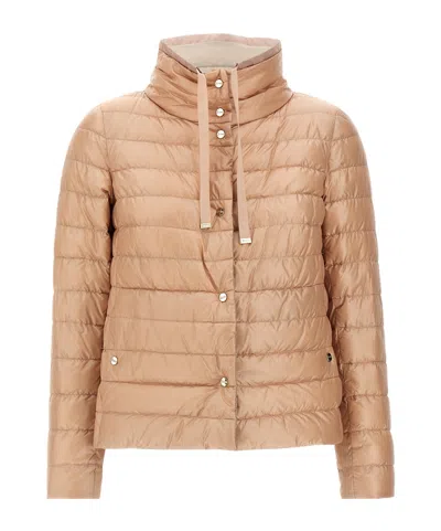 HERNO HERNO QUILTED HIGH-NECK REVERSIBLE COAT