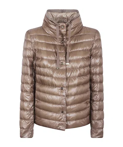 HERNO HERNO QUILTED HIGH-NECK REVERSIBLE COAT