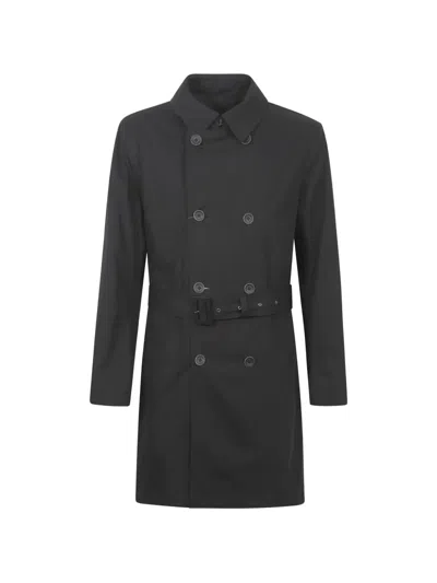 HERNO DOUBLE-BREASTED TRENCH COAT