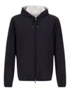 Herno Double-faced Jacket In Black