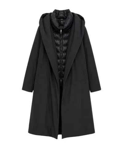 Herno Double-layer Windproof Down Jacket In Black