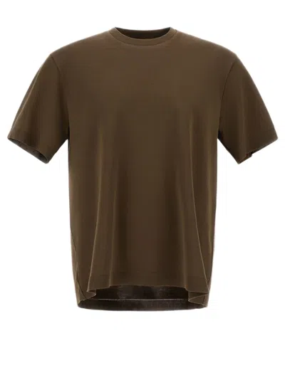 Herno Jersey Knit Effect T-shirt In Animal Print