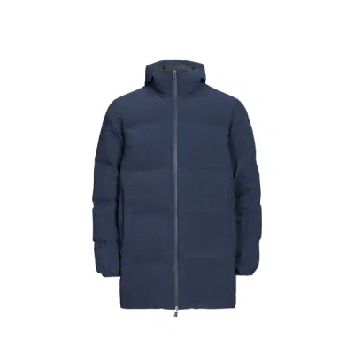 Herno Doudoune À Capuche Matelassée In Blue