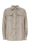Herno Grey Shirt With Functional Pockets