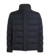 Herno Down Bomber Jacket In Blue