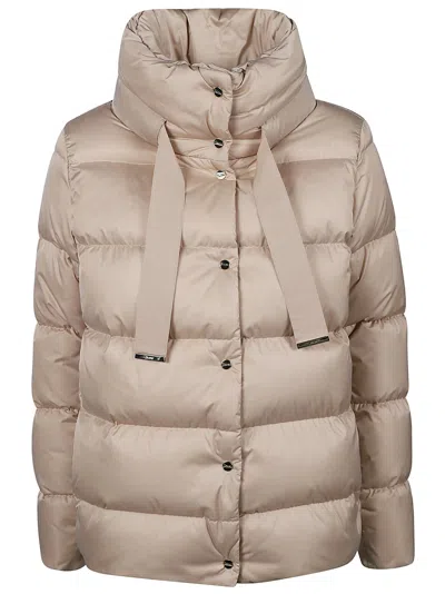 Herno Down Cape In Brown