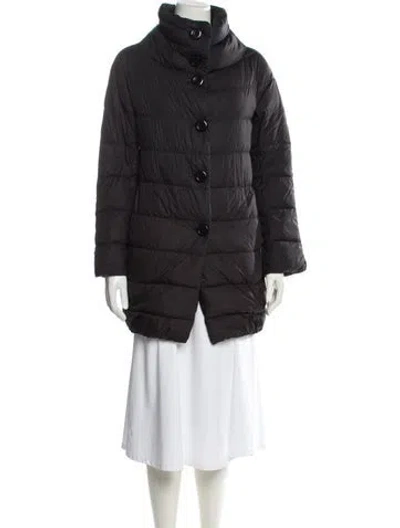 Pre-owned Herno Down Coat In Black
