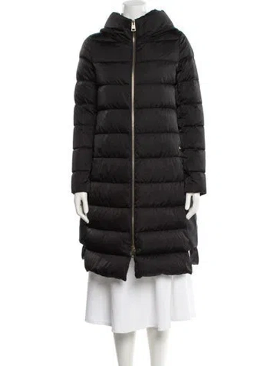 Pre-owned Herno Down Coat In Black