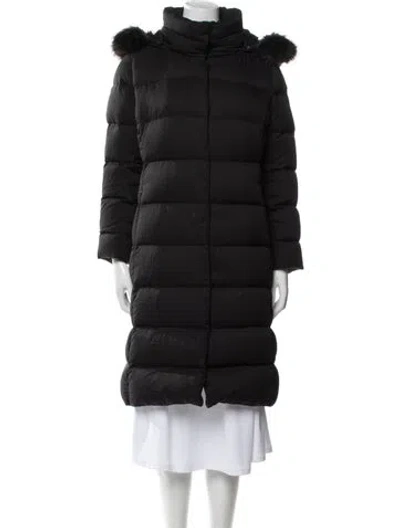 Pre-owned Herno Down Coat In Black