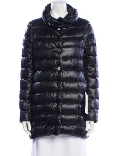 Pre-owned Herno Down Coat In Black