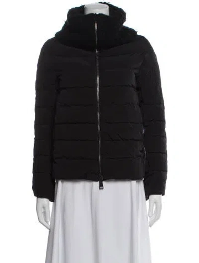 Pre-owned Herno Down Coat In Black