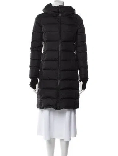 Pre-owned Herno Down Coat In Black