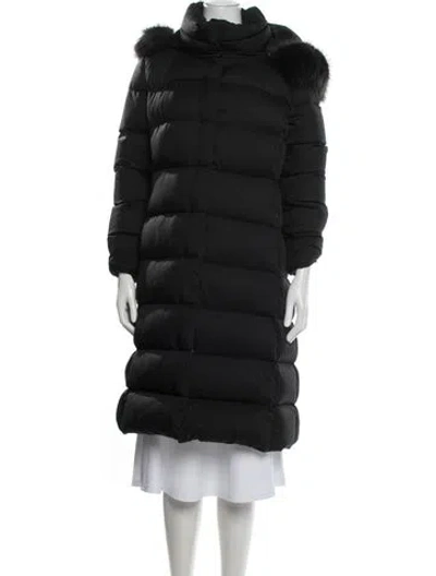 Pre-owned Herno Down Coat In Black